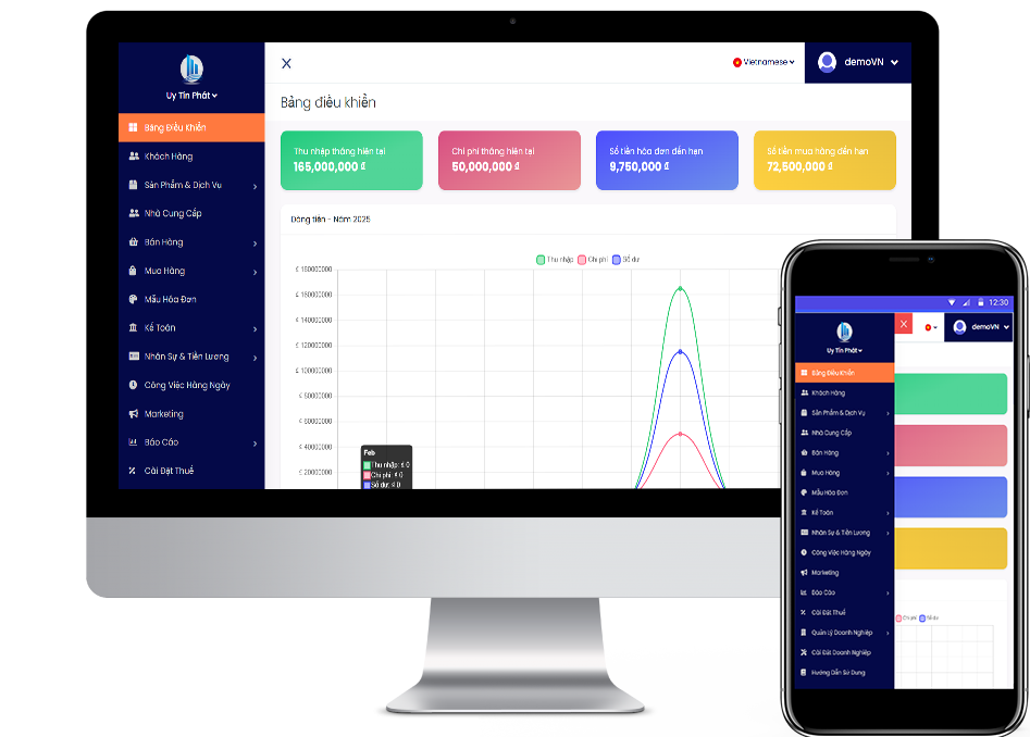Phần mềm ERP dành cho doanh nghiệp vừa và nhỏ số 01 Tại Việt nam