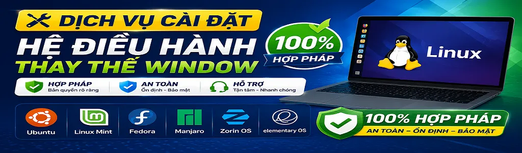 Dịch vụ cài đặt hệ điều hành thay thế Window