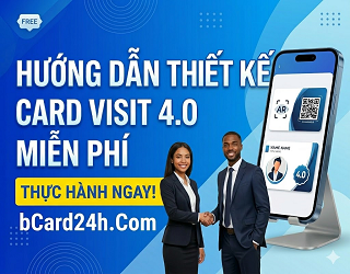 Thiết kế Card Visit điện tử bán hàng 3 trong 1
