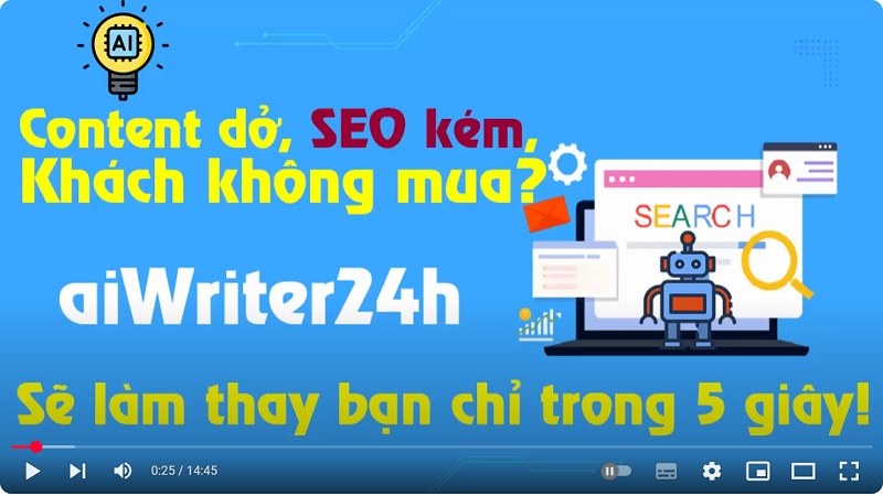 Video hướng dẫn tạo tài khoản thành viên và demo phần mềm ai tự động tạo nội dung chuẩn SEO