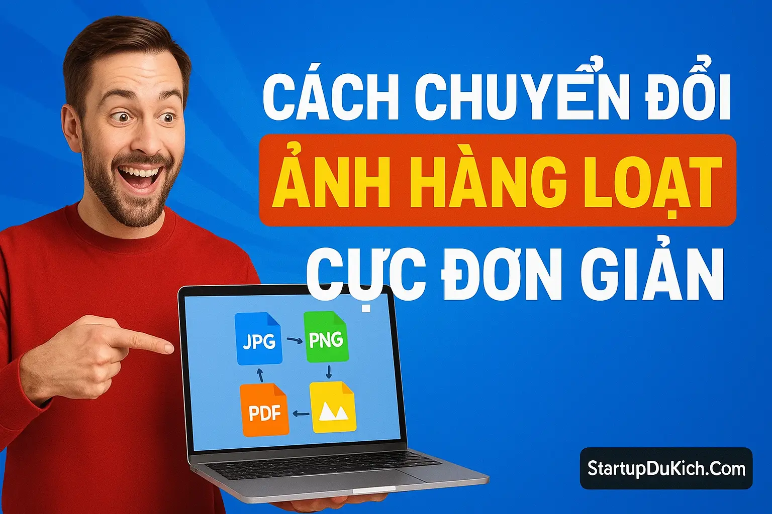 Cách chuyển đổi định dạng ảnh hàng loạt miễn phí
