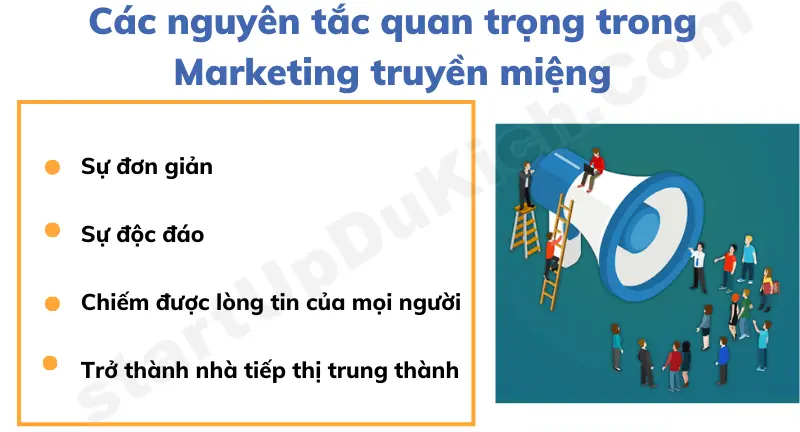 Các nguyên tắc quan trọng trong marketing truyền miệng