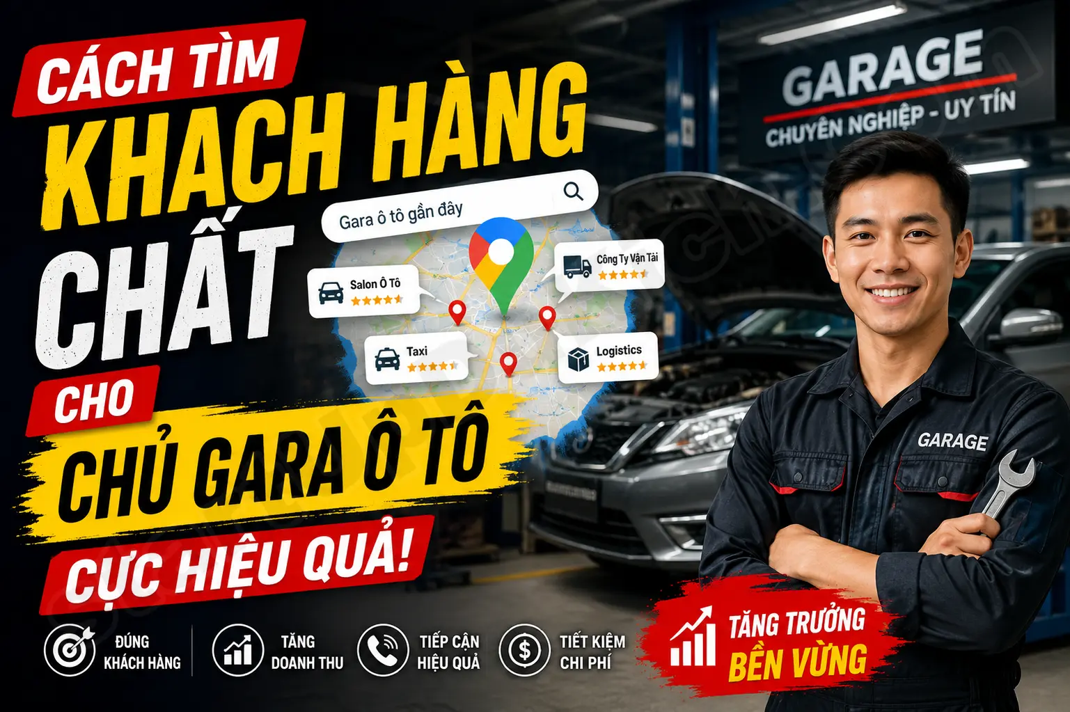 Cách tìm khách hàng chất cho Chủ Gara Ô tô cực hiệu quả