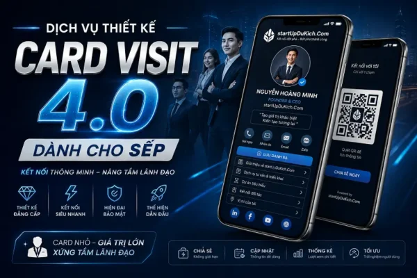 Dịch vụ thiết kế Card Visit 4.0 dành cho Sếp
