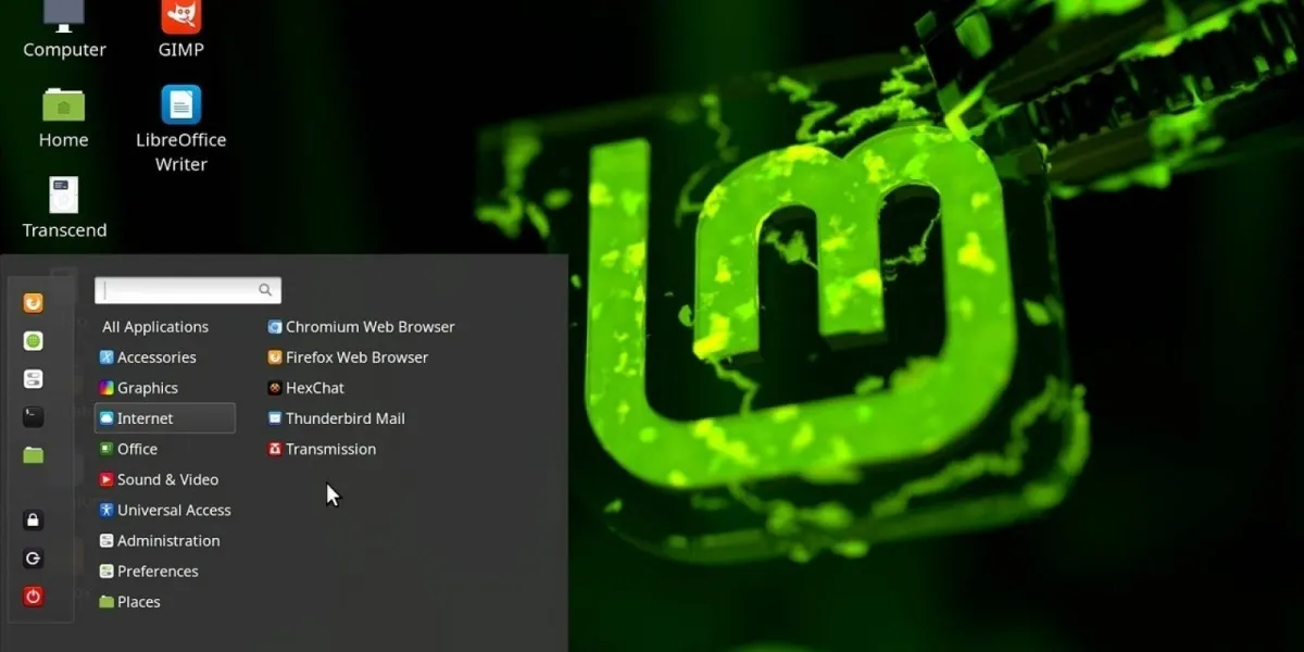 Dịch vụ cài đặt hệ điều hành thay thế Window - Giao diện hệ điều hành Linux Mint
