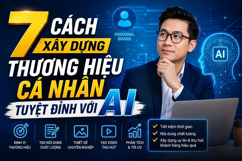 7 cách xây dựng thương hiệu cá nhân với AI tuyệt đỉnh