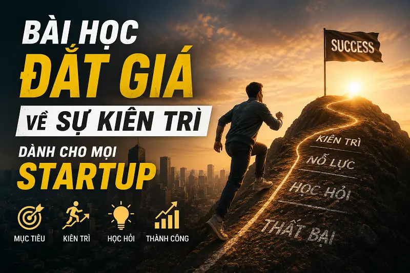 Bài học đắt giá về sự kiên trì dành cho Startup