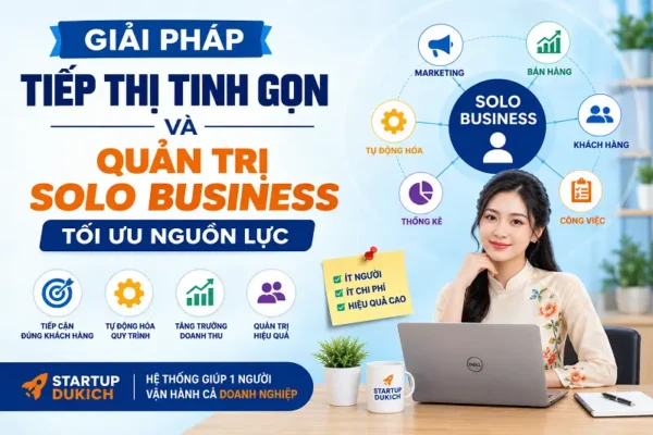 Giải pháp tiếp thị tinh gọn và quản trị solo business tối ưu nguồn lực