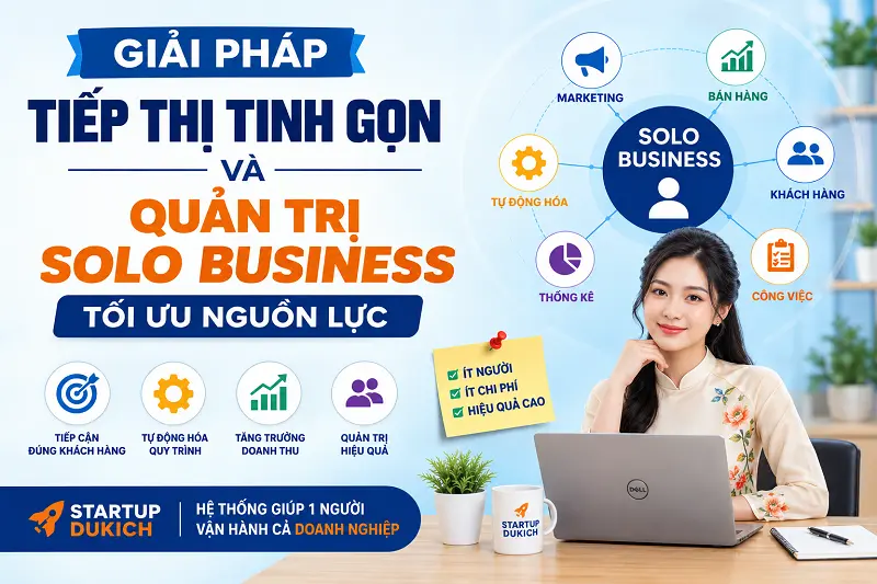 Giải pháp tiếp thị tinh gọn và quản trị solo business tối ưu nguồn lực