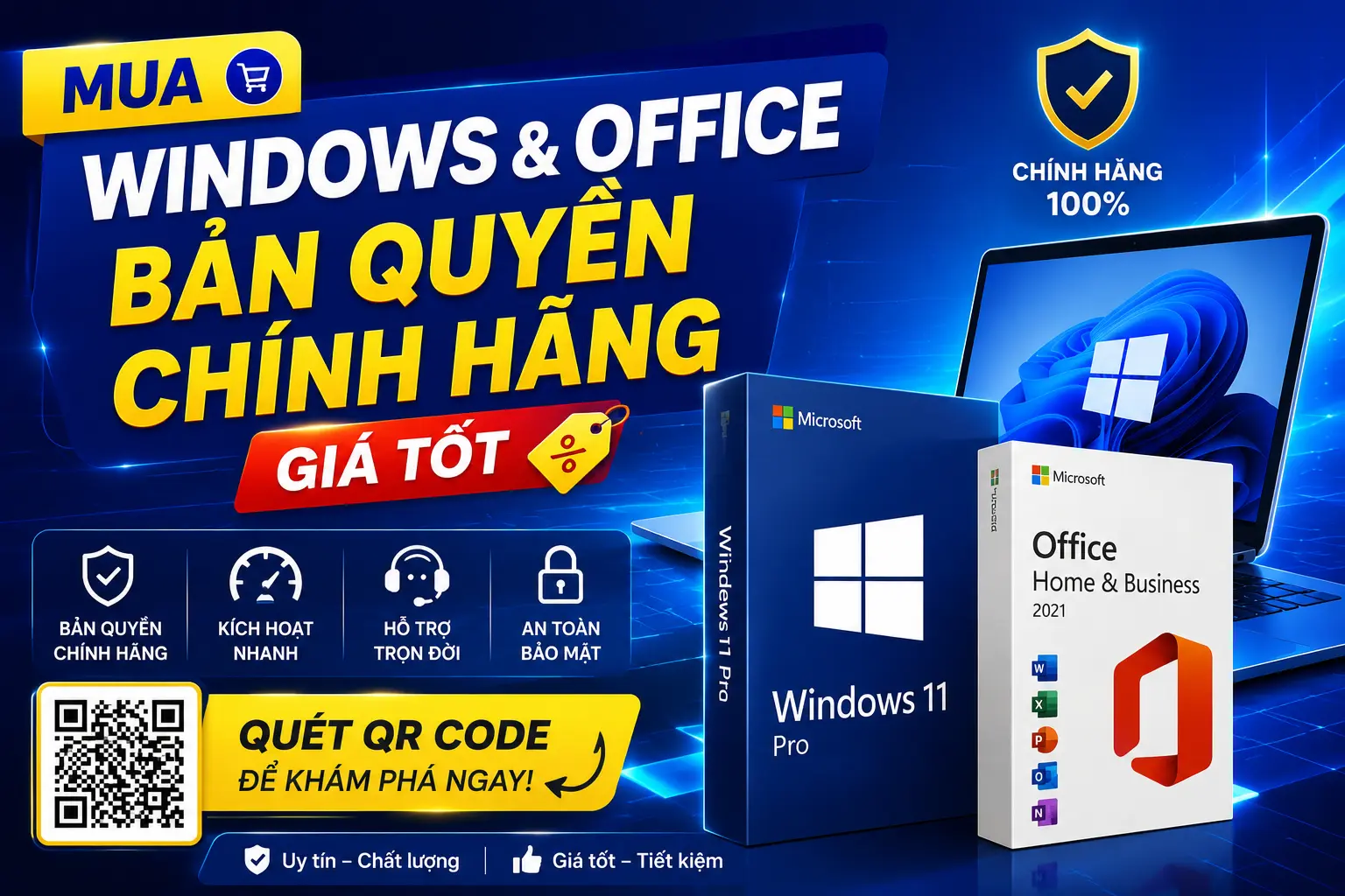 Mua Windows và Office bản quyền chính hãng giá tốt