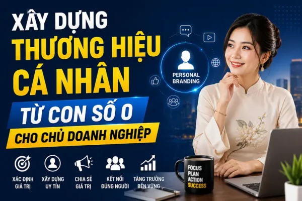 Xây dựng thương hiệu cá nhân từ con số 0 cho chủ doanh nghiệp