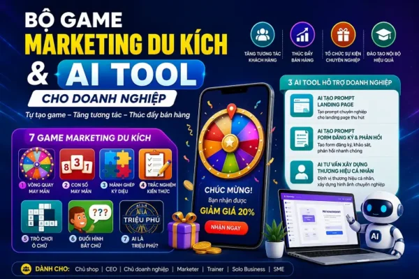 Bộ Game Marketing Du Kích & AI Tool Cho Doanh Nghiệp