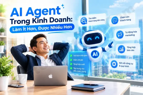 AI Agent Trong Kinh Doanh: Làm Ít Hơn, Được Nhiều Hơn