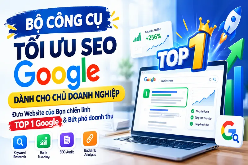 Bộ công cụ tối ưu SEO Google dành cho chủ doanh nghiệp