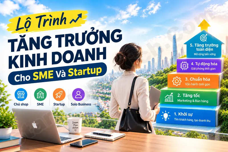 Lộ Trình Tăng Trưởng Kinh Doanh Cho SME Và Startup