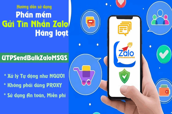 Phần mềm tự động gửi tin nhắn Zalo hàng loạt