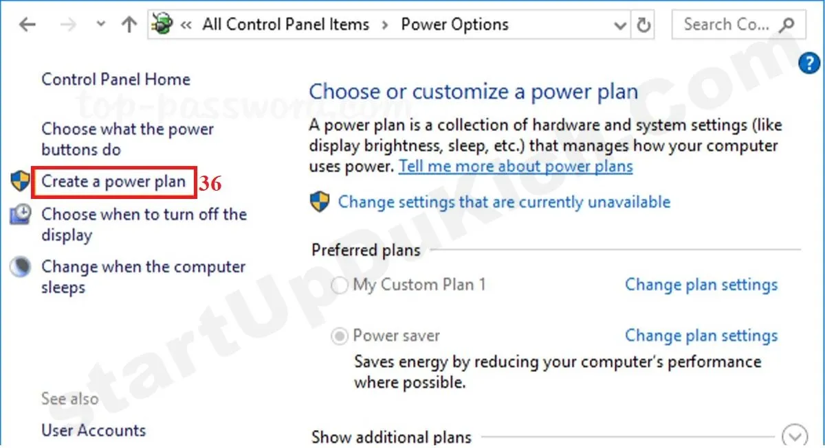 Tạo gói năng lượng phù hợp cho máy tính