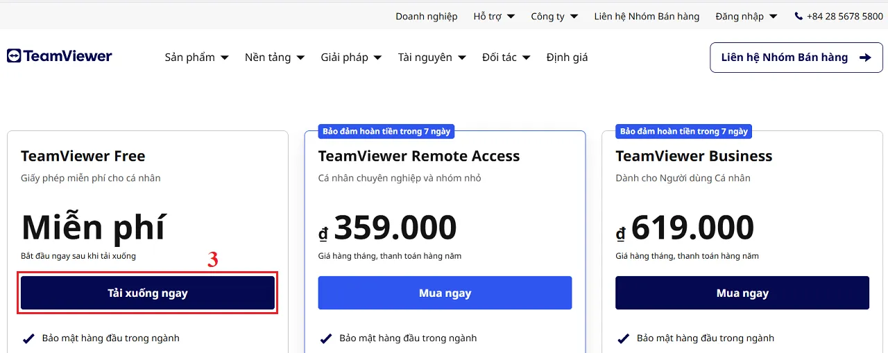 Tải Phần mềm Teamviewer