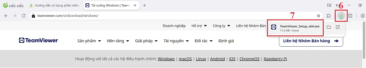 Mở File cài đặt vừa tải về để cài đặt