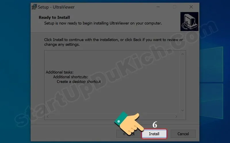 Cài đặt Phần mềm Ultraview