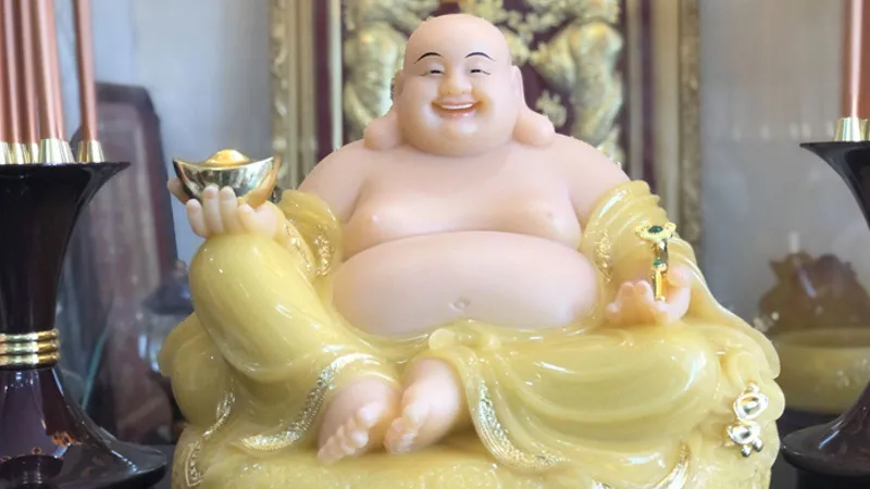 Tượng phong thủy - Tượng Phật Di Lặc tượng trưng cho cuộc sống tốt lành, ấm no, sung túc, và hạnh phúc trọn vẹn, cũng như vận may và thành công