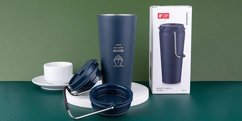 Quà tặng doanh nghiệp - Ly sứ hoặc bình giữ nhiệt in logo