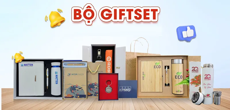 Quà tặng doanh nghiệp - Bộ giftset công nghệ