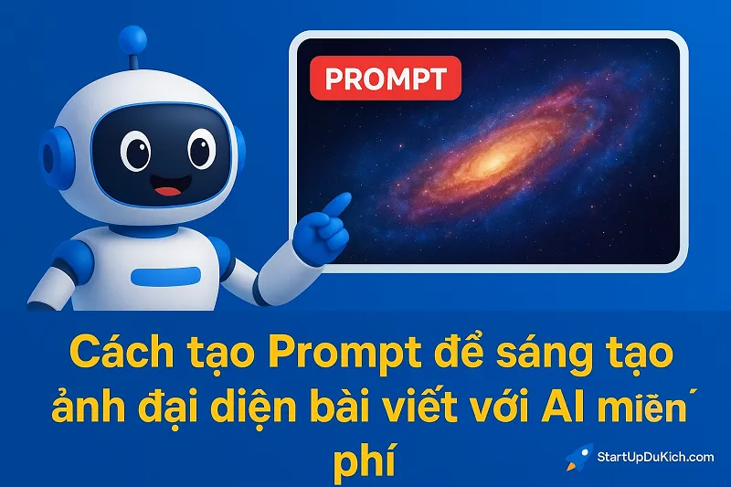 Cách tạo Prompt sáng tạo ảnh đại diện bài viết với AI miễn phí