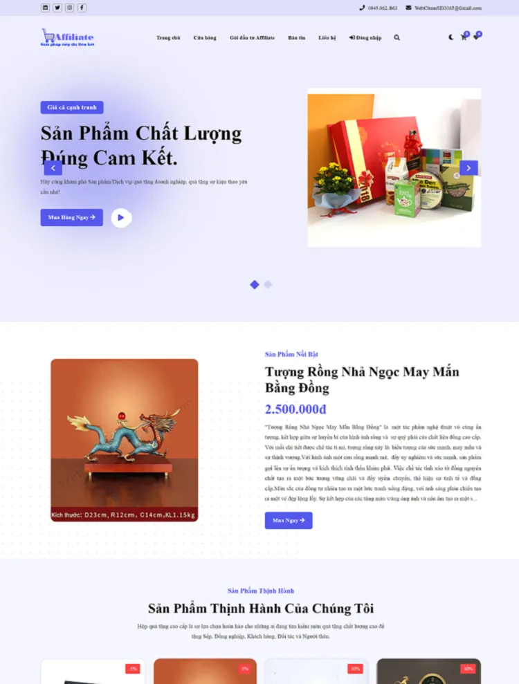 Thiết kế ứng dụng Web bán hàng tiếp thị liên kết