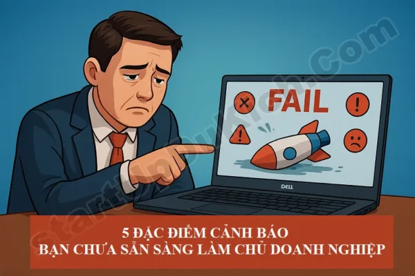 5 đặc điểm cảnh báo bạn chưa sẵn sàng làm chủ doanh nghiệp