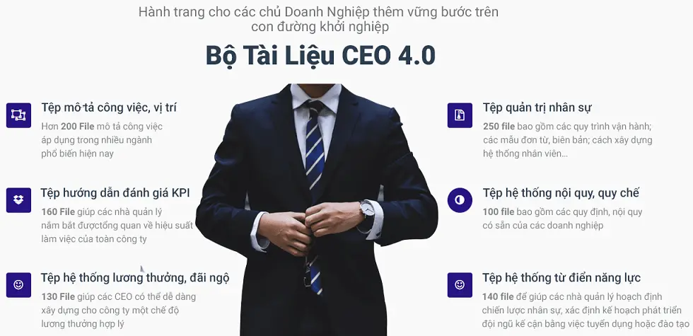 Bộ tài liệu CEO 4.0 mới nhất dành cho startUp