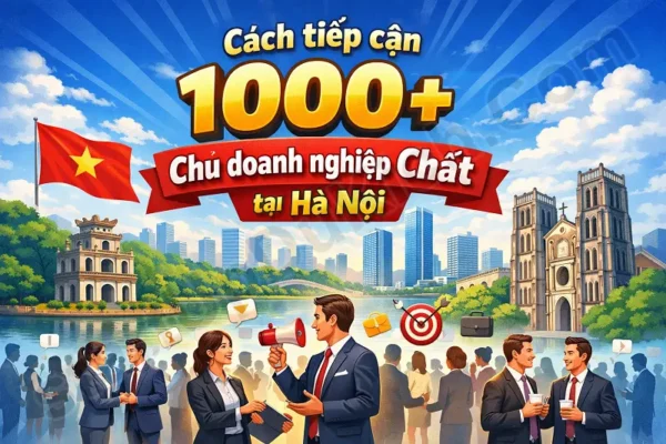 Tiếp cận 10.000 chủ doanh nghiệp chất tại Hà nội