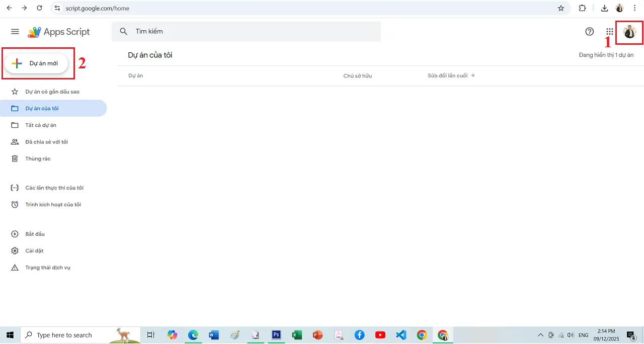 Cách xóa thư rác trong Gmail tự động hàng loạt - Mở trình tạo chương trình xóa thư rác hàng loạt tự động của Google
