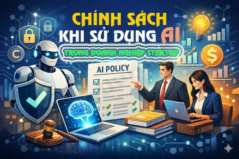Chính sách khi sử dụng AI trong doanh nghiệp StartUp