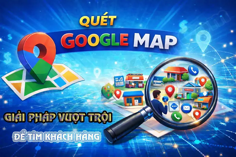 Quét Google Map – Giải pháp VƯỢT TRỘI để tìm KHÁCH HÀNG