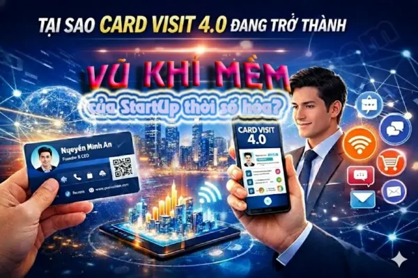 Tại sao Card Visit 4.0 là vũ khí mềm của StartUp số?