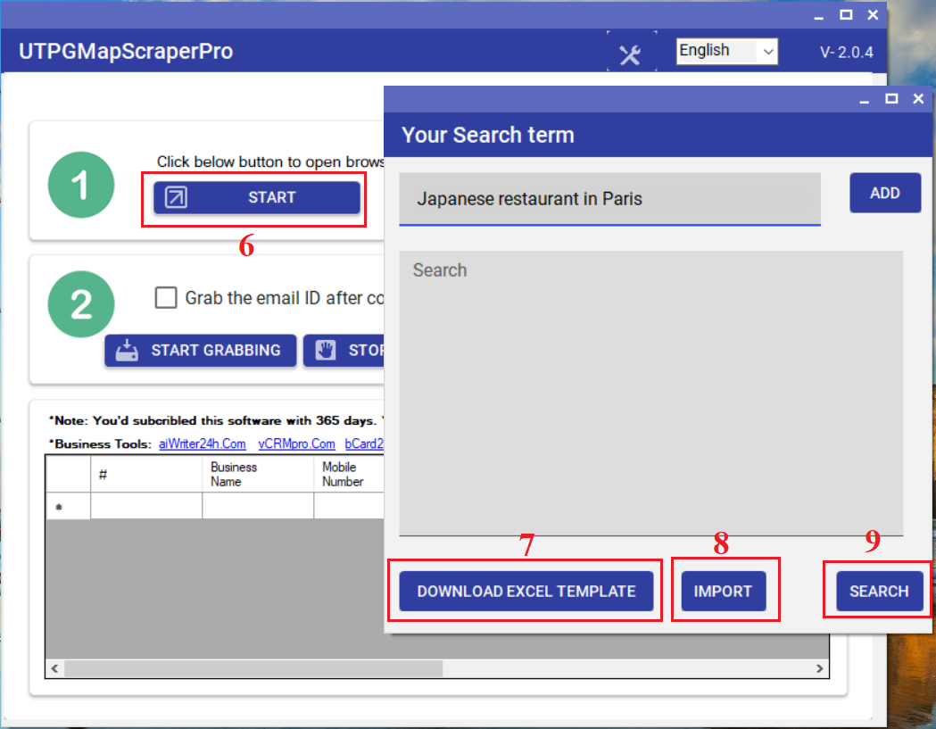 Tiếp cận 10.000 khách hàng chất tại TP.HCM - Cách tải File Excel mẫu để tổ chức dữ liệu tìm kiếm khách hàng
