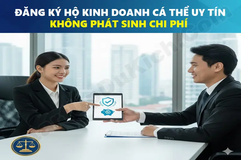 Đăng ký hộ kinh doanh cá thể uy tín, không phát sinh phí