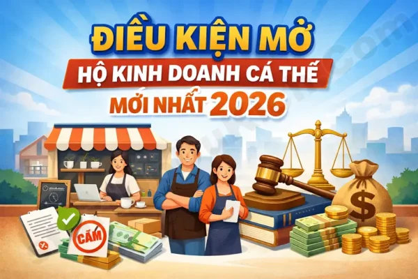 Điều kiện mở hộ kinh doanh cá thể mới nhất 2026