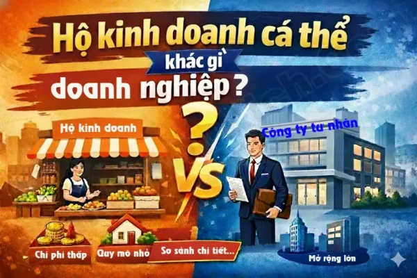 Hộ kinh doanh cá thể khác gì doanh nghiệp tư nhân?