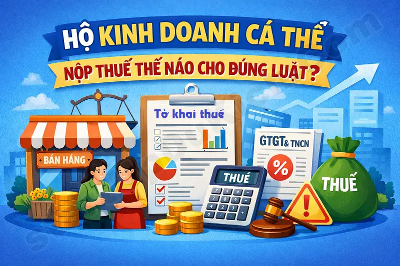 Hộ kinh doanh cá thể nộp thuế thế nào cho đúng luật?