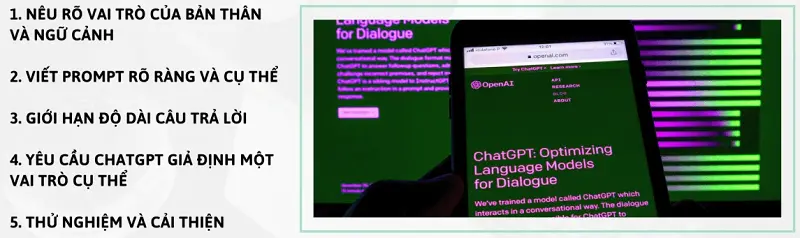 Kỹ thuật Prompt Engineering hiệu quả - Cách viết prompt rõ ràng, cụ thể và có ngữ cảnh