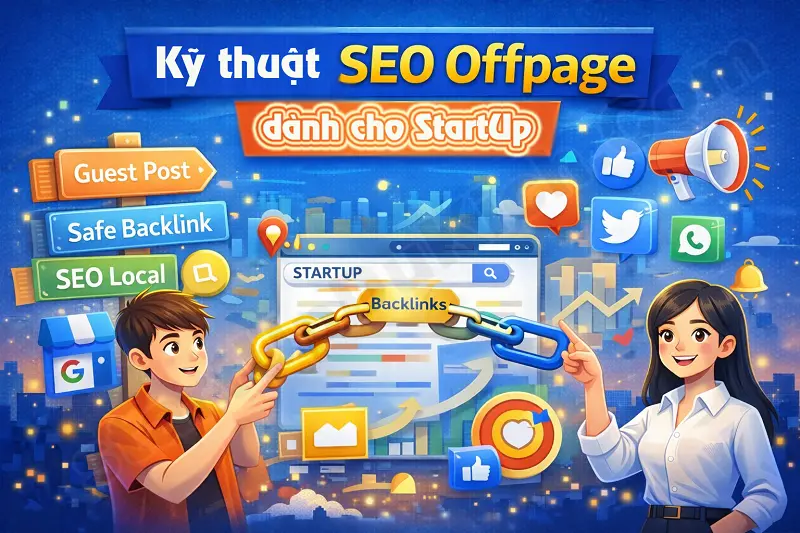 Kỹ thuật SEO Offpage dành cho startUp