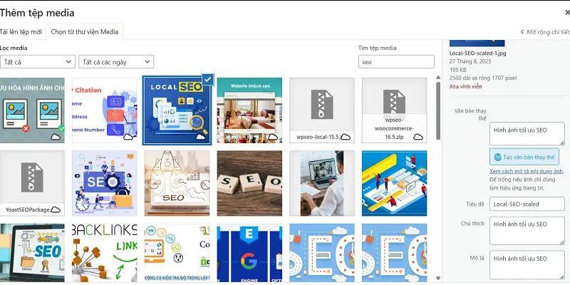 Kỹ thuật SEO Onpage dành cho startUp - Tối ưu SEO hình ảnh