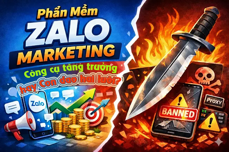 Phần mềm Zalo Marketing: Công cụ tăng trưởng hay “con dao hai lưỡi”?