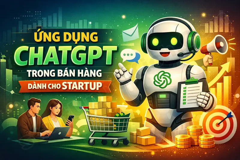 Ứng dụng ChatGPT trong bán hàng dành cho startUp