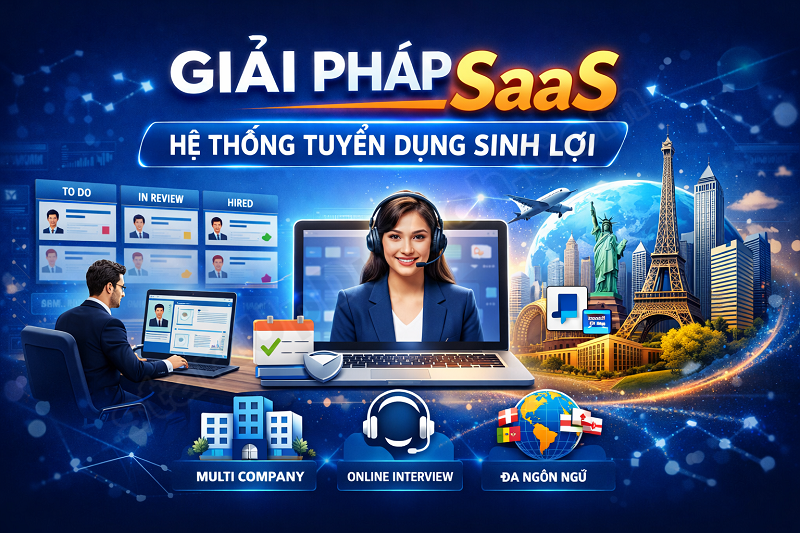 Giải Pháp SaaS Hệ Thống Tuyển Dụng Sinh Lợi