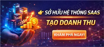 Sở hữu hệ thống SAAS tạo doanh thu thụ động