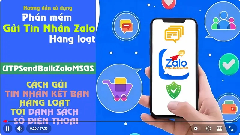 Trợ Lý Zalo Marketing - Cách tự động gửi tin nhắn kết bạn tới danh sách số điện thoại