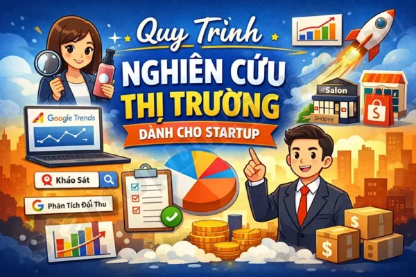 Quy trình nghiên cứu thị trường dành cho startUp